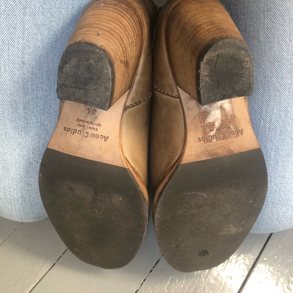 Acne Studio sheepskin lined boots - Picture 5 of 6